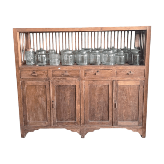 Indonesian Vintage Kitchen Hutch