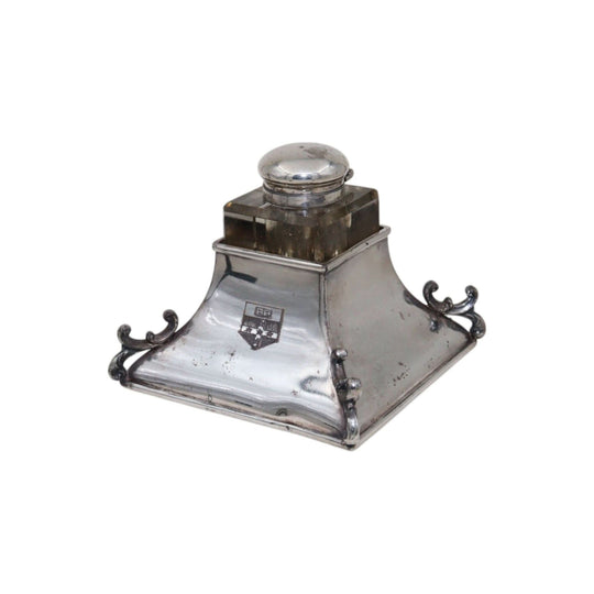 Inkwell with Sydney Grammar insignia