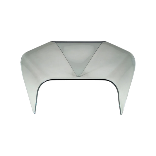 Italian FIAM Bent Glass Waterfall Coffee Table | Bazaa | Designer, Vintage and Antique Furniture
