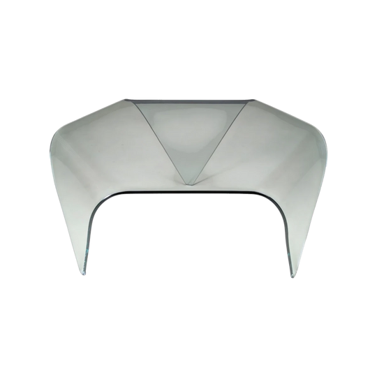 Italian FIAM Bent Glass Waterfall Coffee Table