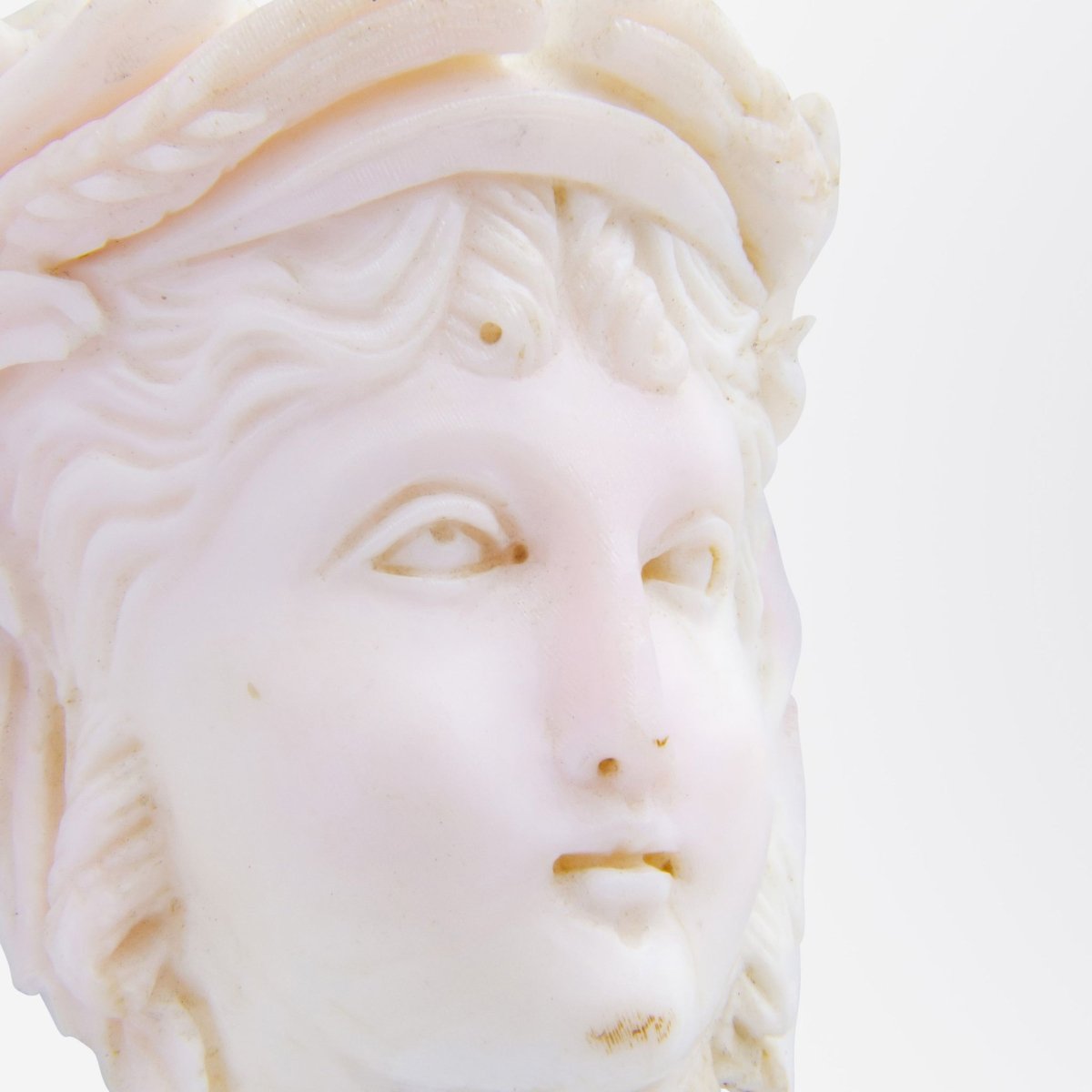 Italian Grand Tour Period Angel Skin Coral Earrings and Brooch Pendant | Bazaa | Designer, Vintage and Antique Furniture