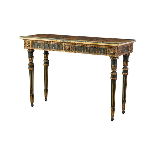 Italian Louis XVI Giltwood Console Table