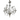 Italian Murano Clear Floral Chandelier | Bazaa | Designer, Vintage and Antique Furniture