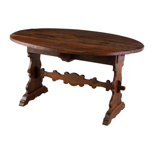 Italian Provinical Walnut Folding Table