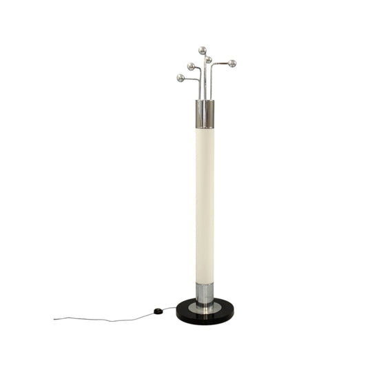 Italian Space Age Coat Stand with Integrated Lamp