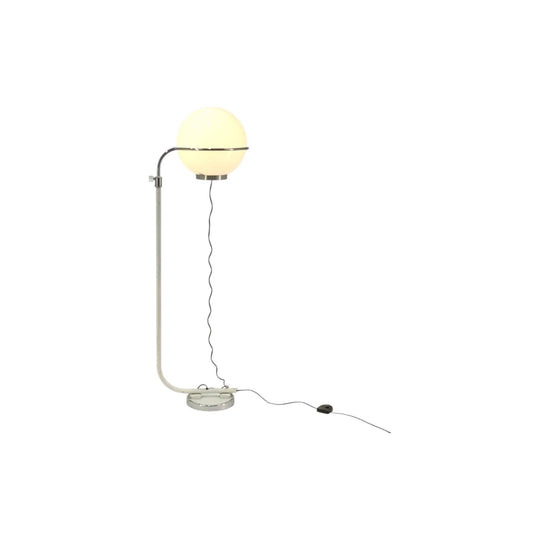 Italian Spherical Glass Shade 'Halo' Floor Lamp