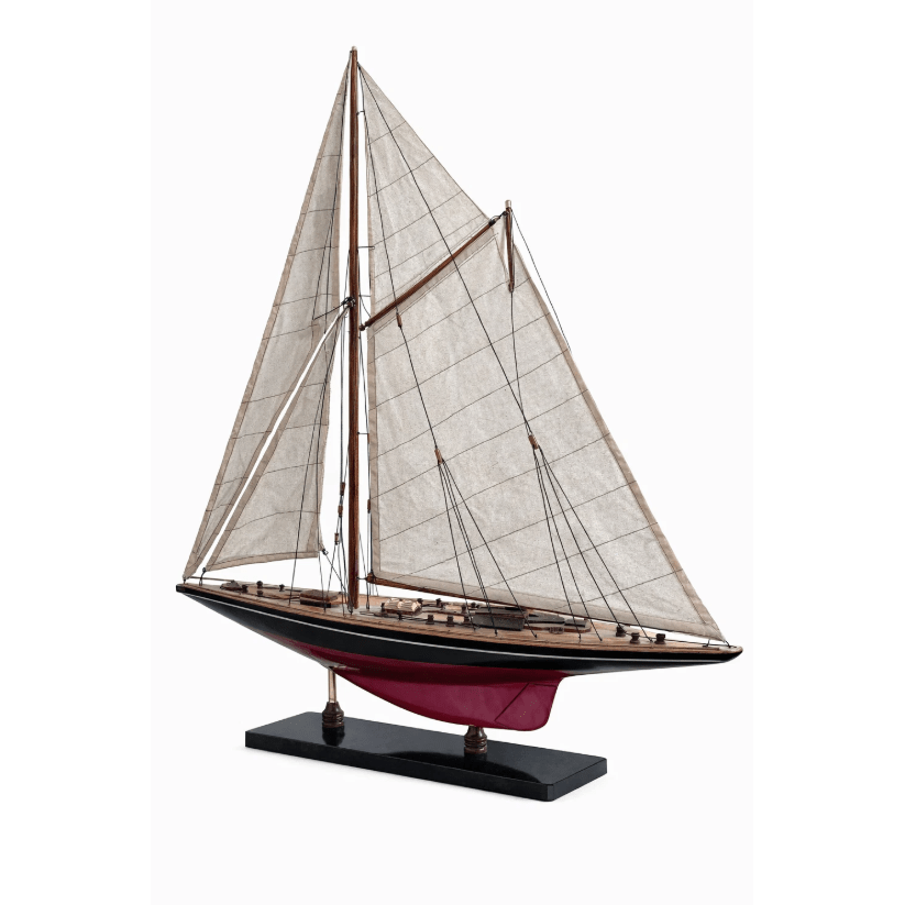 J Class Endeavour America’s Cup Model Yacht Timber Sailboat Decor Large Display | Bazaa | Designer, Vintage and Antique Furniture