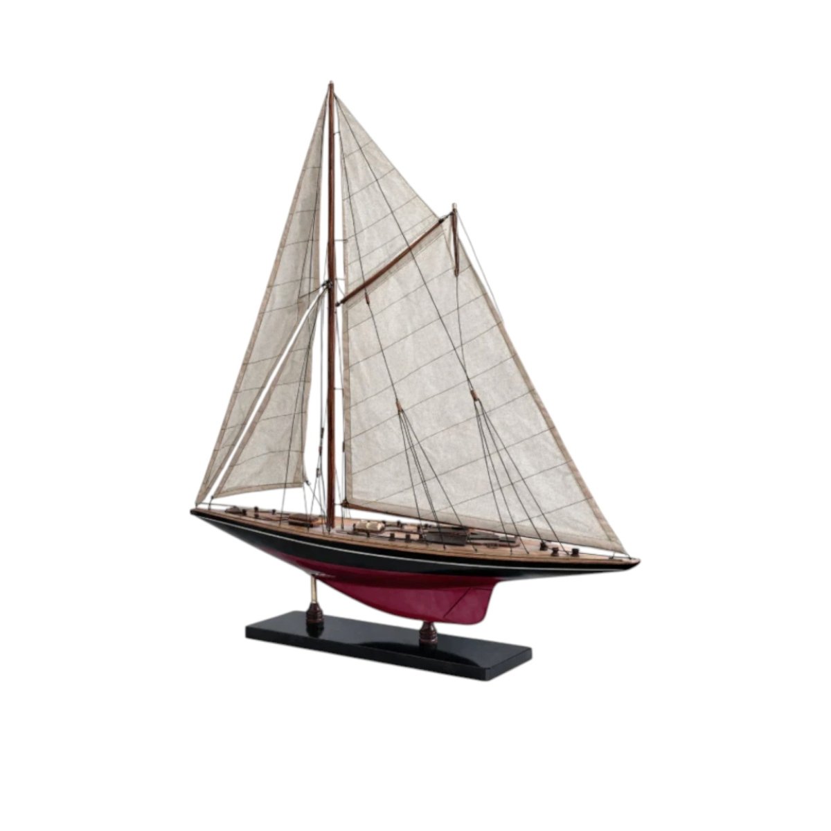 J Class Endeavour America’s Cup Model Yacht Timber Sailboat Decor Large Display | Bazaa | Designer, Vintage and Antique Furniture