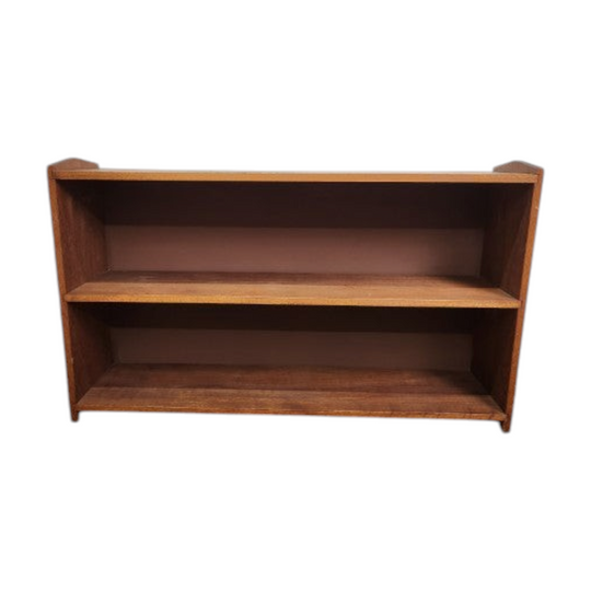 Vintage Low Maple Bookcase