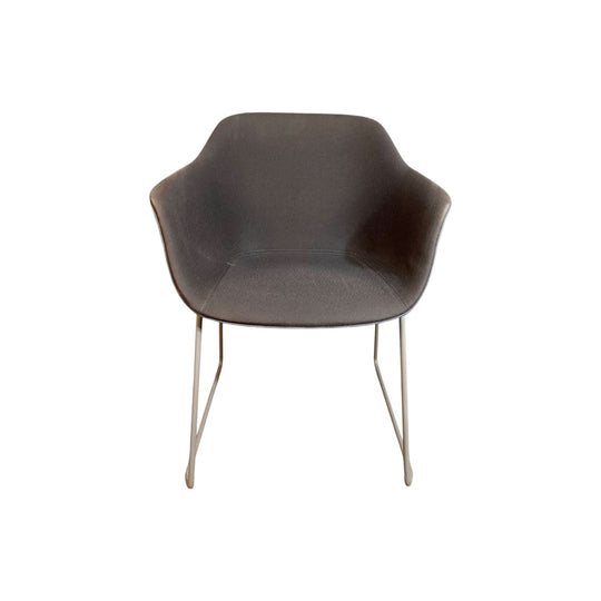 JAC Sled Chair Brown