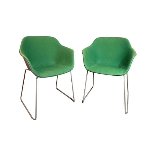 JAC Sled Chair Green