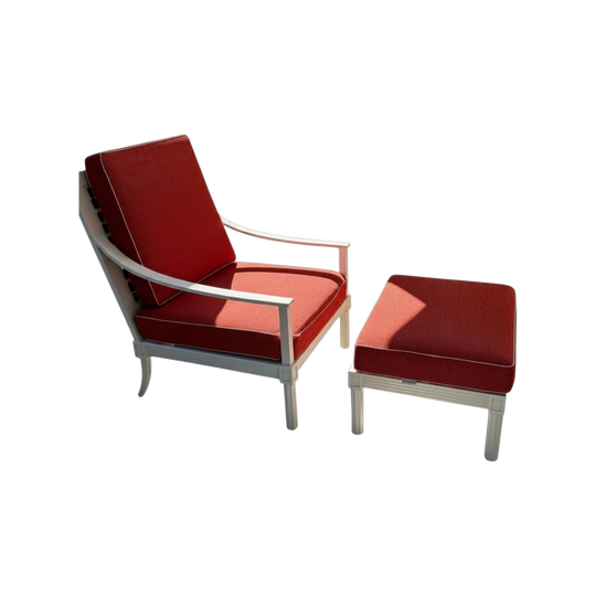 Janus et Cie Quadratl lounge chair and ottoman