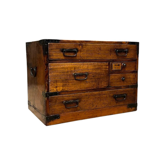 Japanese 5 Drawer Chest - Cedar & Paulownia | Taisho