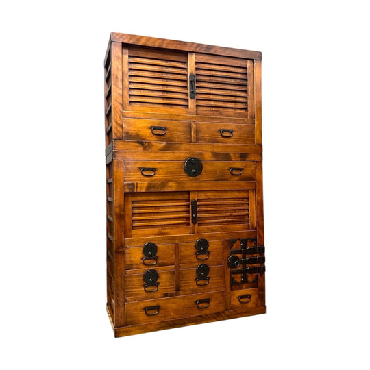 Japanese Choba Dansu, Merchant’s Chest – Cedar & Cypress | Meiji