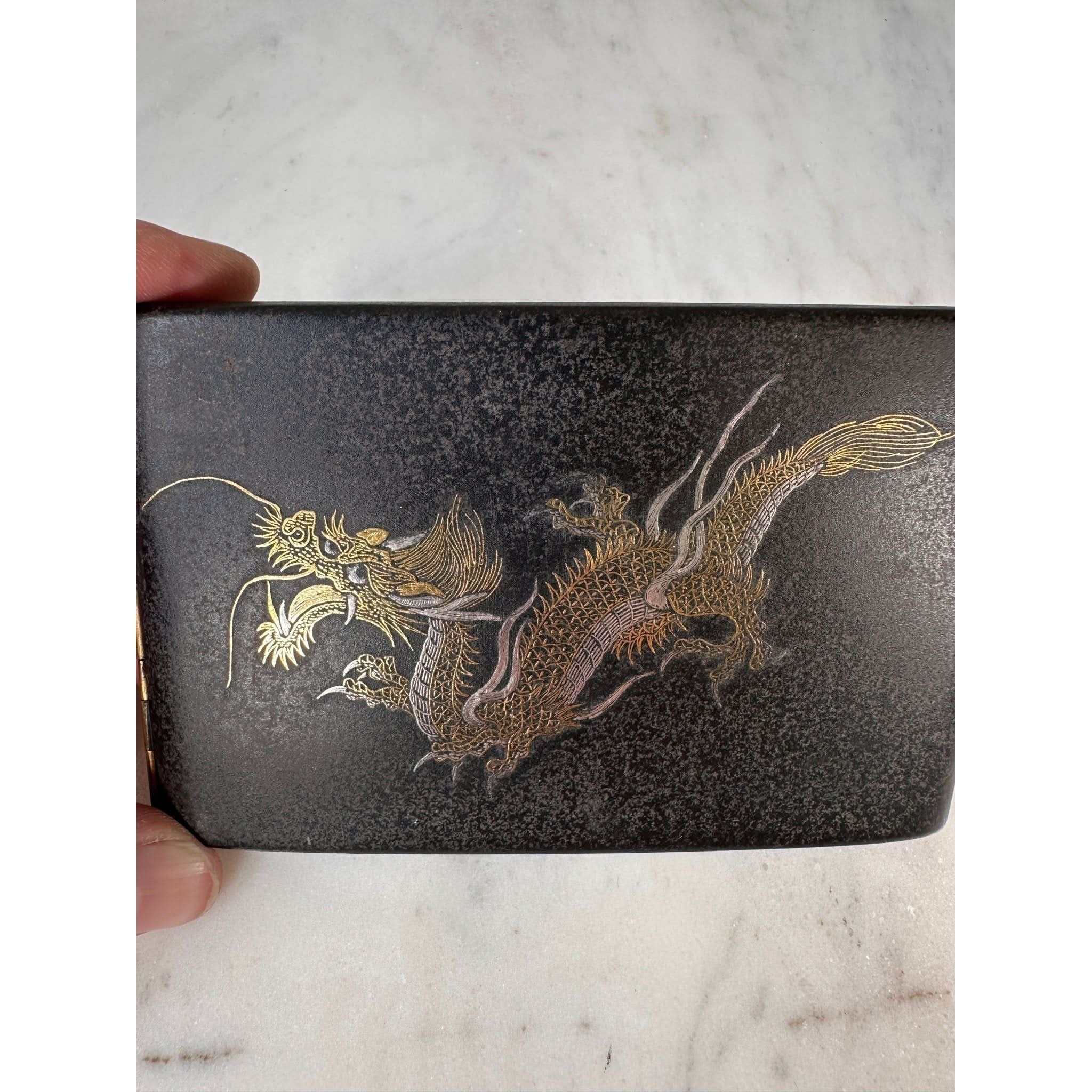 damascene cigarette case Shop Japanese Cigarette Case - Damascene Komai Style damascene cigarette case Shop Japanese Cigarette Case - Damascene Komai Style