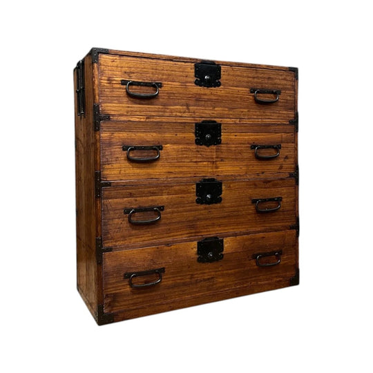 Japanese Kimono Chest of Drawers - Paulownia | Meiji