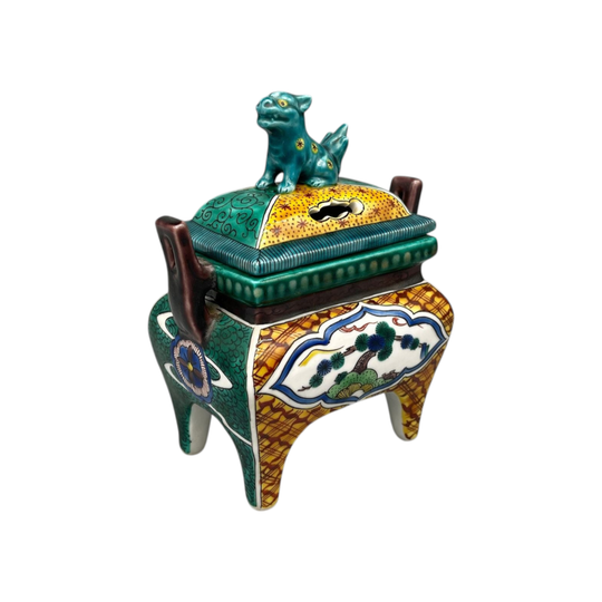 Japanese Kutani Koro, Incense Burner