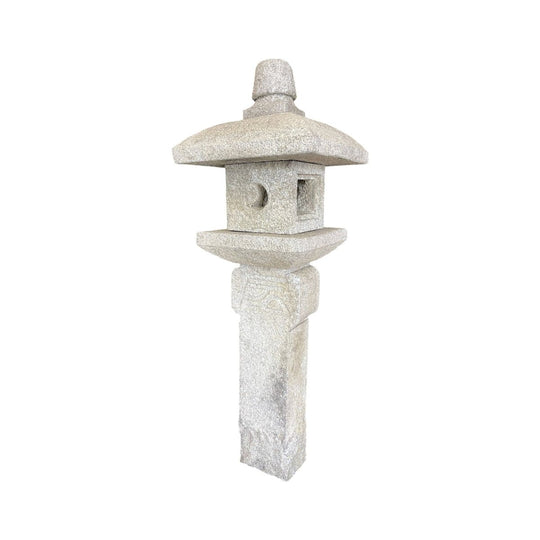 Japanese Stone Garden Lantern, Oribe - Granite | Mid 20th Century