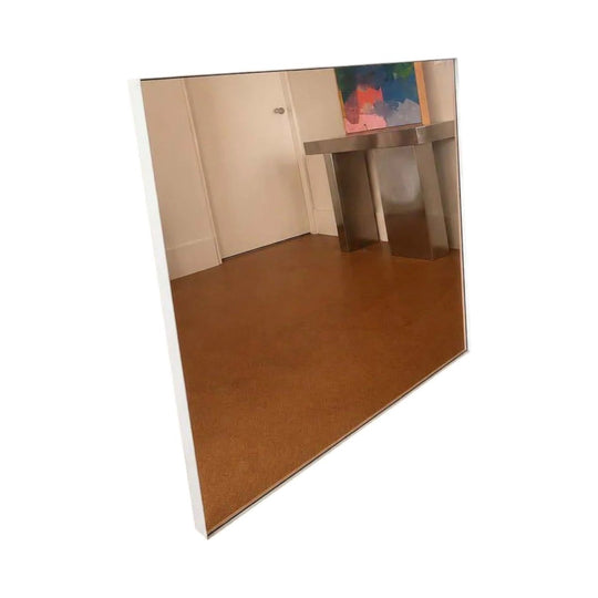 Jardan Tinted Mirror - Cream Steel Frame  - 1000 x 1000