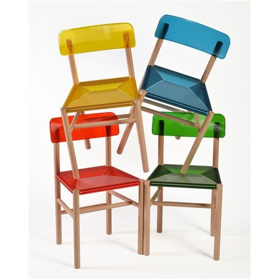 Jasper Morrison ‘Trattoria’ Chairs for Magis – Sky Blue (6x Available) | Bazaa | Designer, Vintage and Antique Furniture