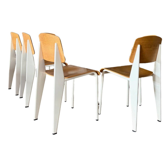 Jean Prouve Vitra standard dining chair