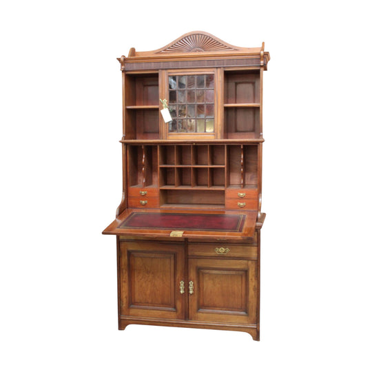 Mahogany bureau bookcase