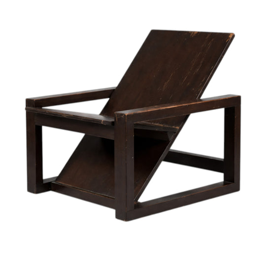 Contemporary Bauhaus Style Japanese Armchair