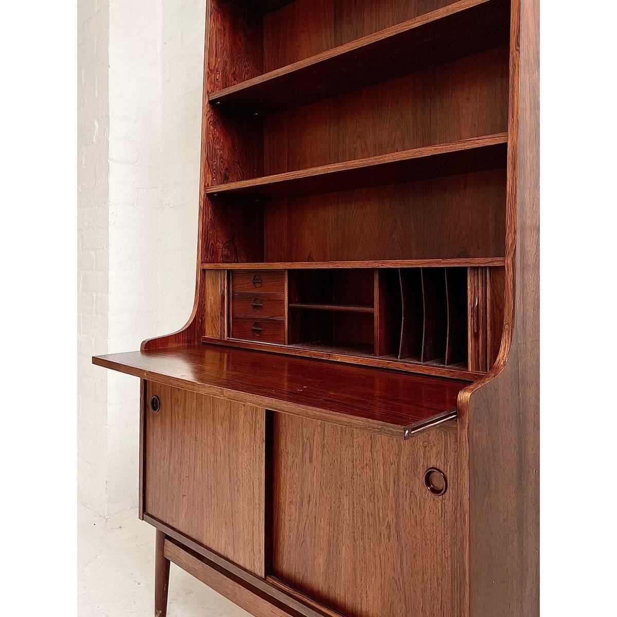 Johannes Sorth 'Bornholmer' Bureau Bookcase | Bazaa | Designer, Vintage and Antique Furniture
