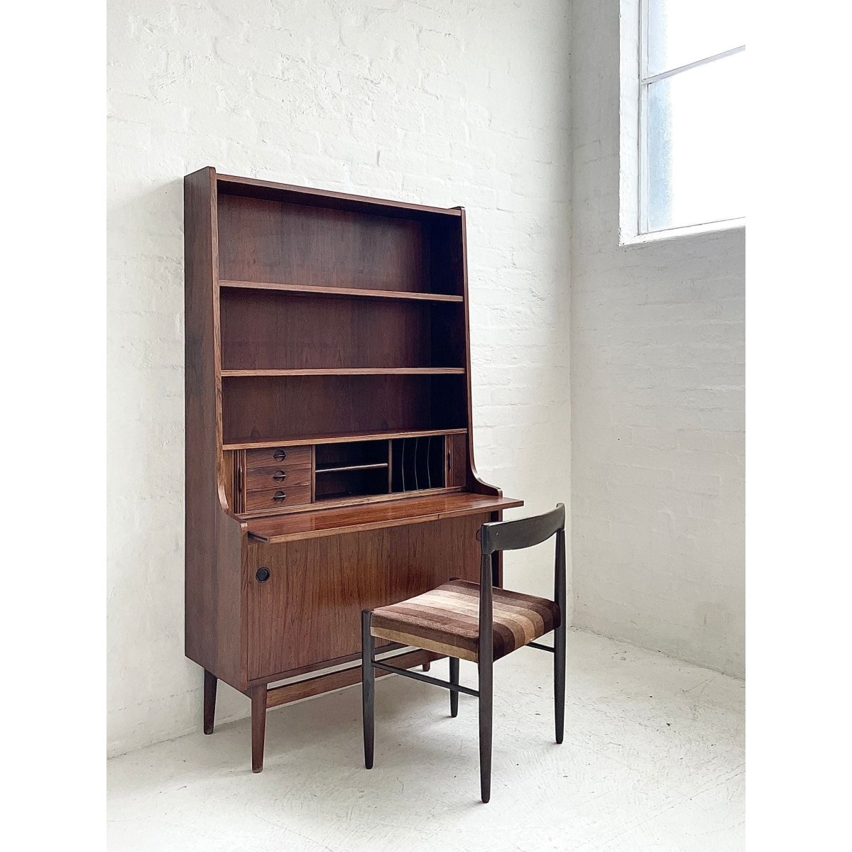 Johannes Sorth 'Bornholmer' Bureau Bookcase | Bazaa | Designer, Vintage and Antique Furniture