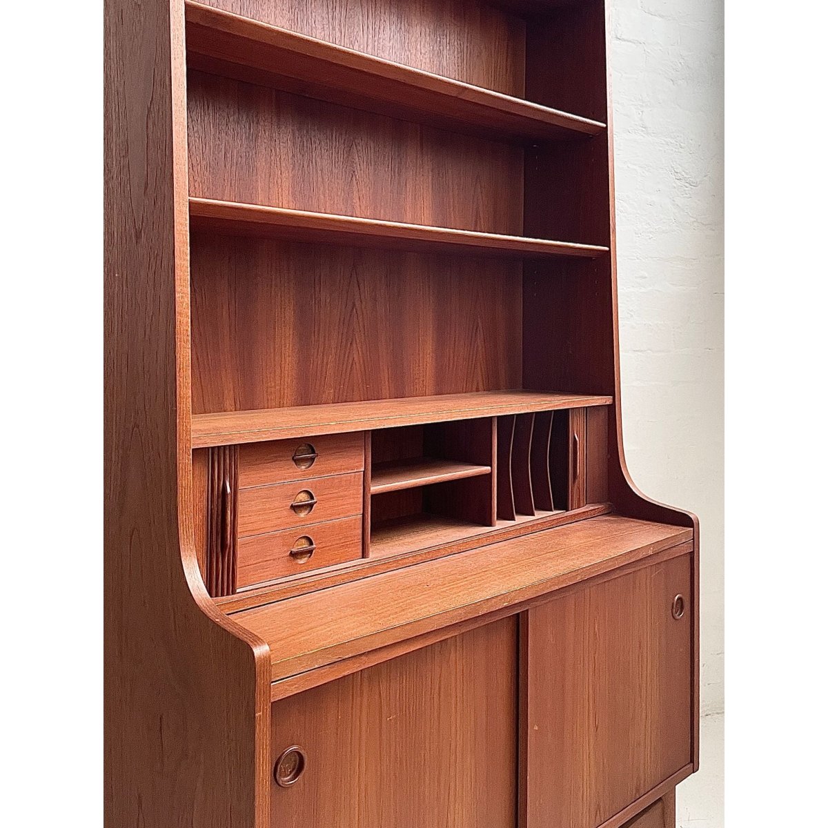 Johannes Sorth 'Bornholmer' Bureau Bookcase | Bazaa | Designer, Vintage and Antique Furniture