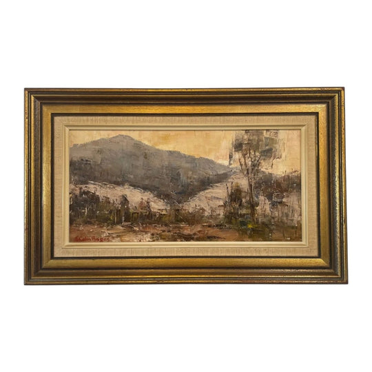 John Angus Australian Oil On Canvas Painting