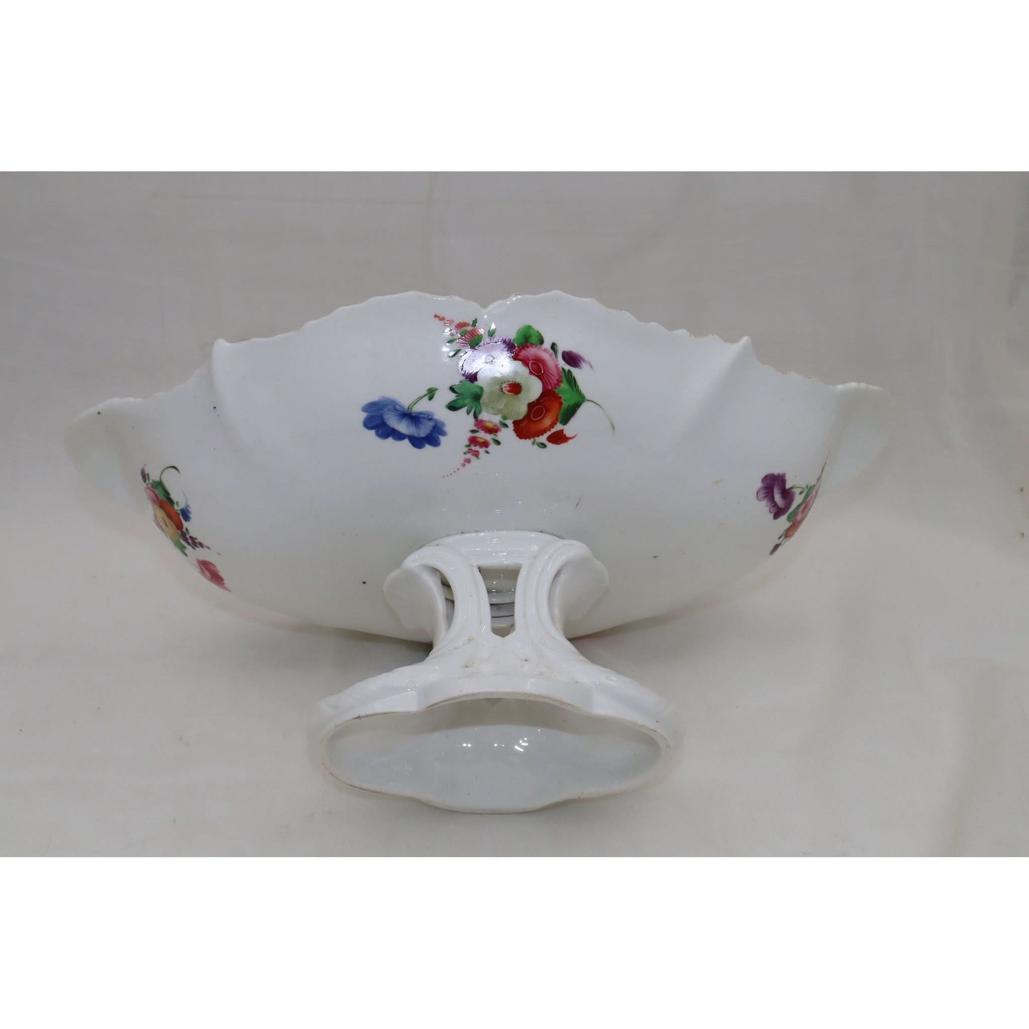 John Rose Coalport hand painted comport | Bazaa | Designer, Vintage and Antique Furniture