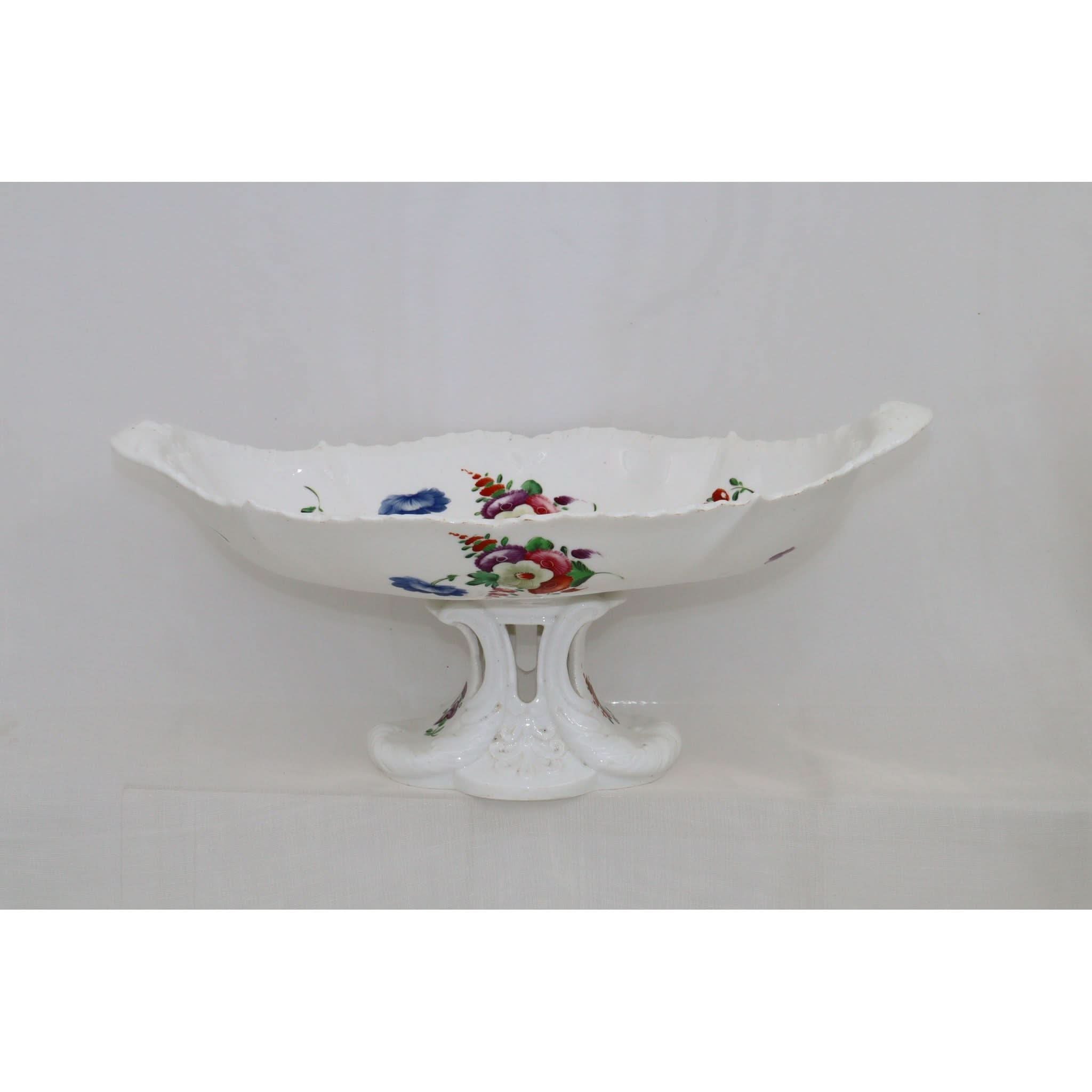 John Rose Coalport hand painted comport | Bazaa | Designer, Vintage and Antique Furniture