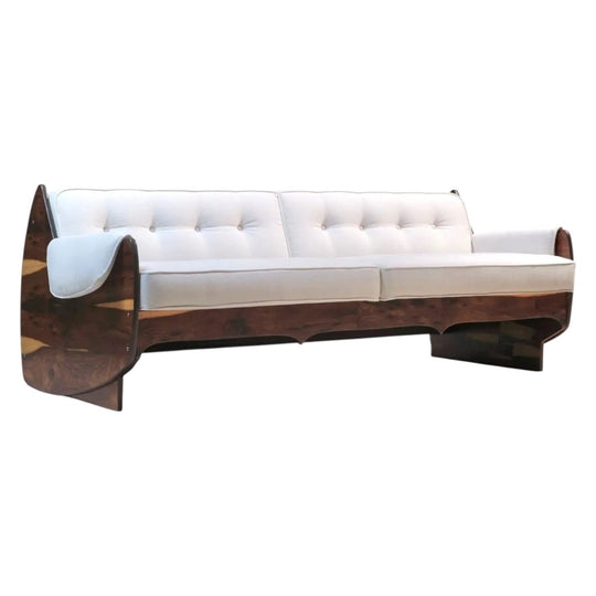 Jorge Zalszupin "Ameoba' 3 Seat Sofa, 1960's Brazil.