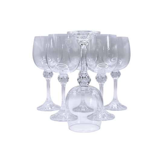 "Julia" Bohemia Wine Glass. Set of 6