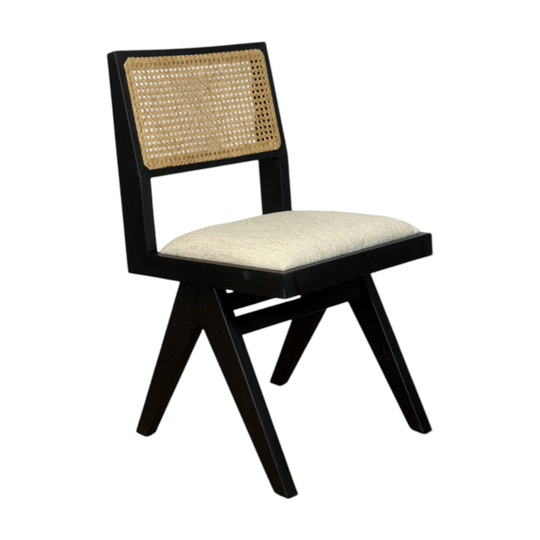 Julip Dining Chair (Black/Natural)