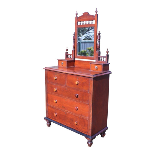 Kauri pine duchess chest made by C W Purnell Geelong