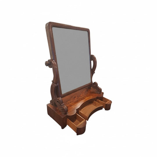 Victorian Mahogany Table Mirror