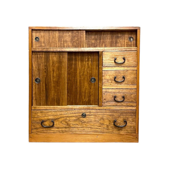 Ko Dansu, Japanese Side Cabinet - Cedar & Paulownia | 1920's