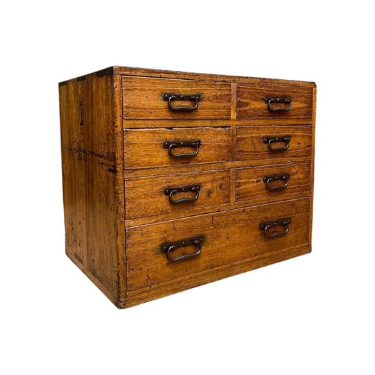 Ko Dansu, Japanese Side Cabinet - Paulownia | Meiji