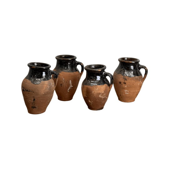 Konya Glazed Turkish Pot with Handle