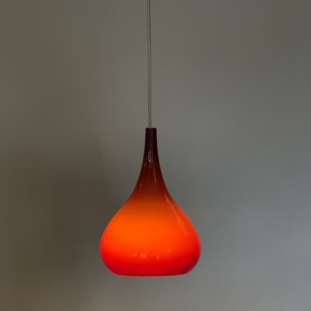 Krakus P1061 Cased Glass Pendant Lights by Sigvard Bernadotte and Acton Bjørn for Nordisk Solar. 2 available, priced individually. | Bazaa | Designer, Vintage and Antique Furniture