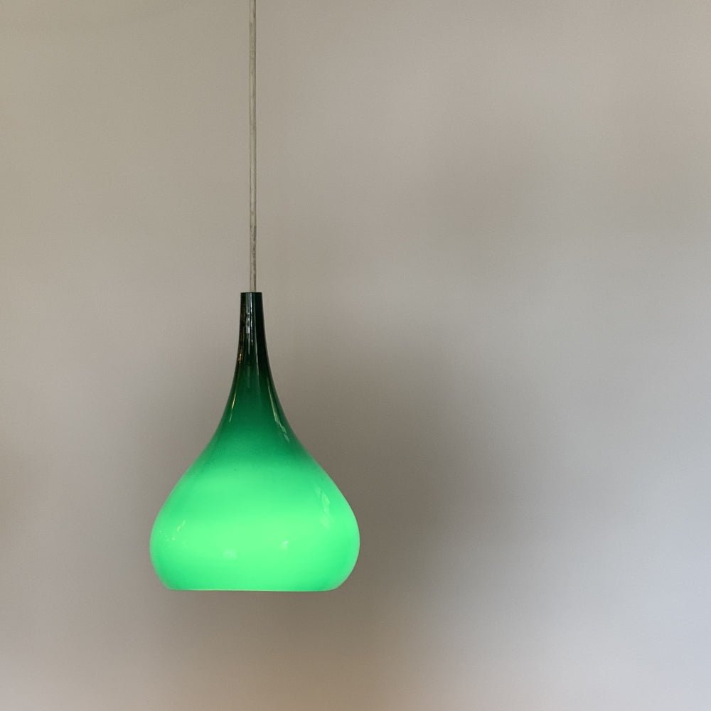 Krakus P1061 Cased Glass Pendant Lights by Sigvard Bernadotte and Acton Bjørn for Nordisk Solar. 2 available, priced individually. | Bazaa | Designer, Vintage and Antique Furniture