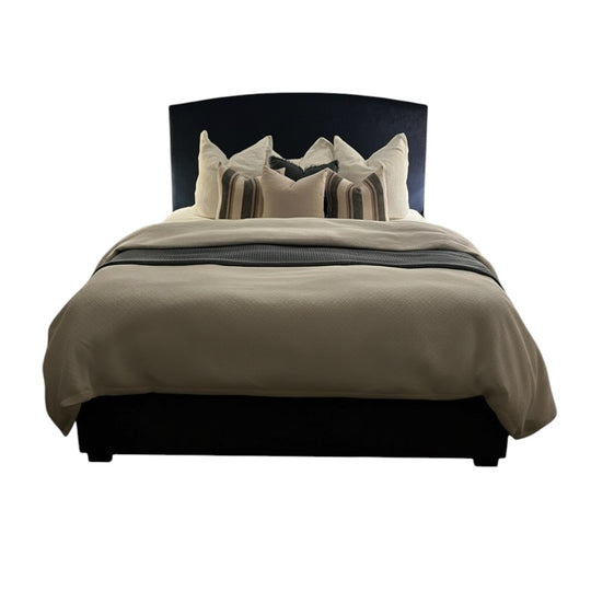 King Upholstered Fabric Bedhead Custom Made Padded Headboard Bedroom