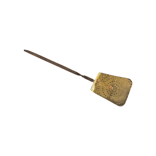Antique French Brass Spatula With Iron Handle