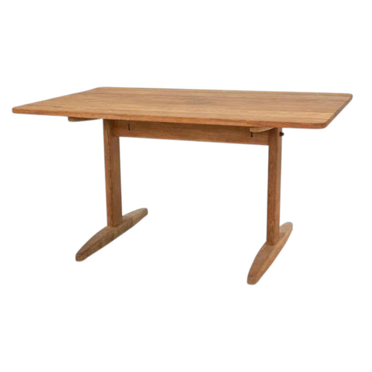 1970s Borge Mogensen Shaker Trestle Dining Table for Haarby C.M. Madsen Denmark