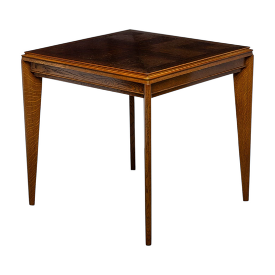 A French Art Deco Games Table in Oak and Palisander