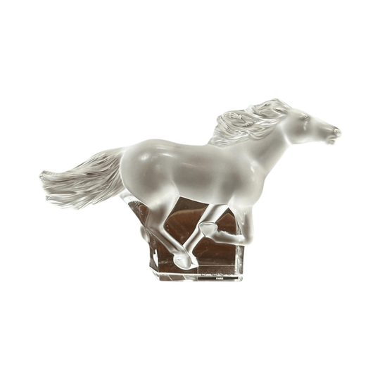 Lalique Kazak galloping horse c.2000