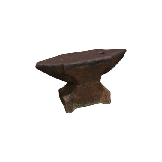 Large Antique French Blacksmith's Double Horn Anvil with Hardie Hole. B12485