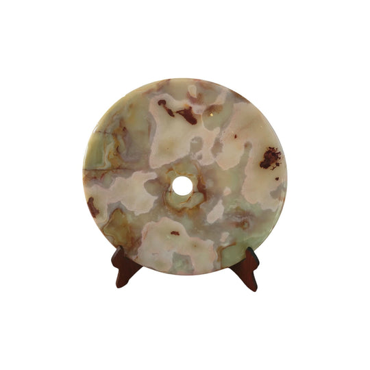 Large Chinese Jade Bi Disc